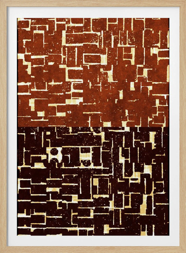 Dual Maze Tapestry | Poster