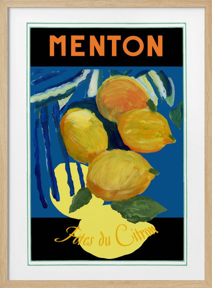 Lemons Menton Citrus Fruit Poster | Poster