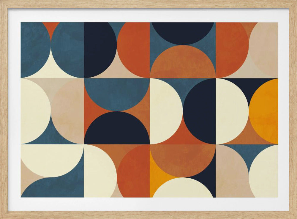 Geometry New12 Marron | Poster