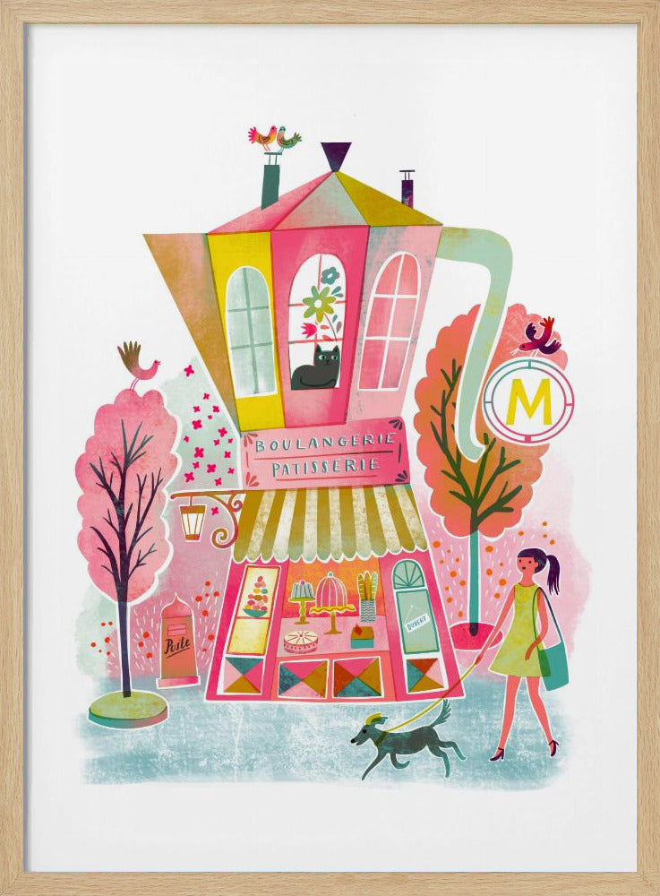 French Coffee Patisserie Vintage | Poster