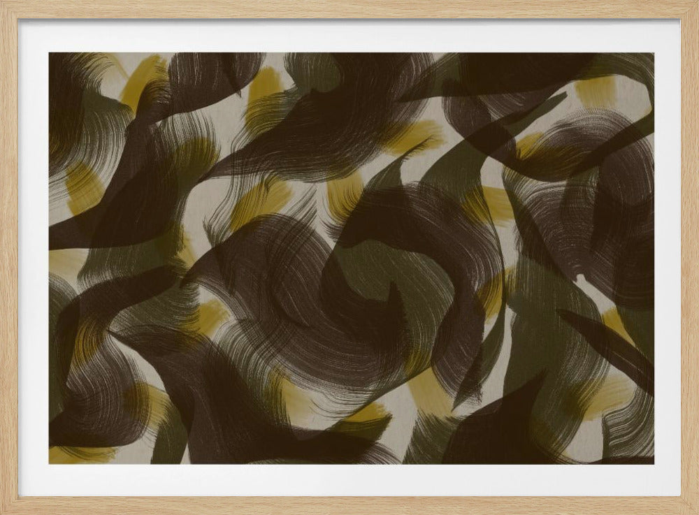 Whirling Earth Tones | Poster