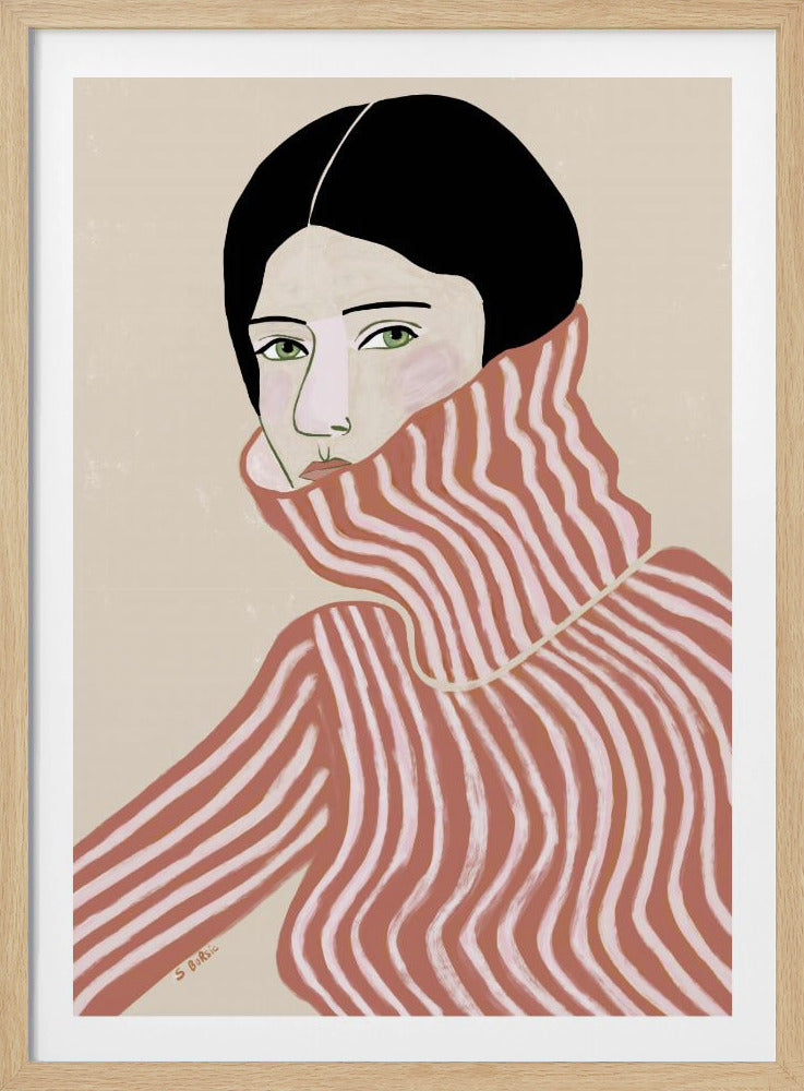 Lady in jumper | Poster