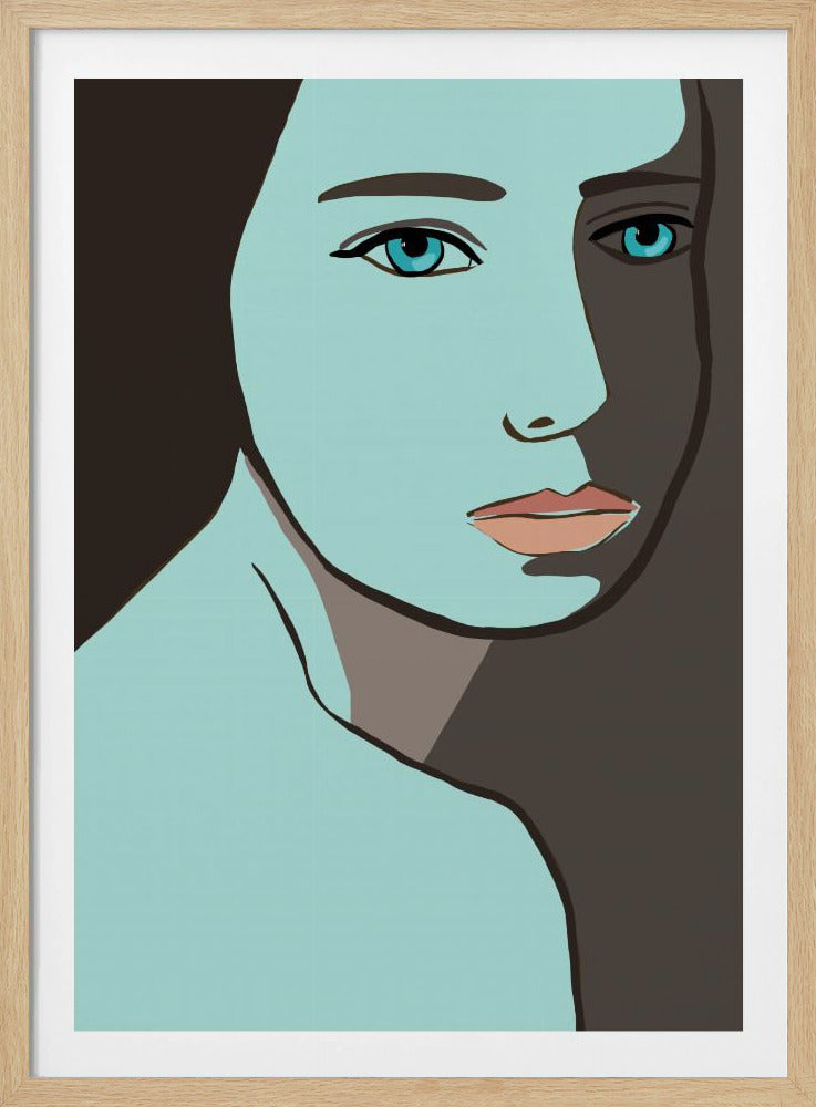 Blue woman | Poster
