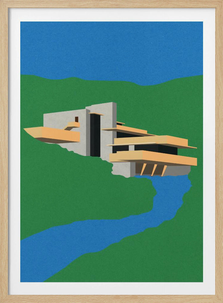 Frank Loyd Wright Falling Water | Poster