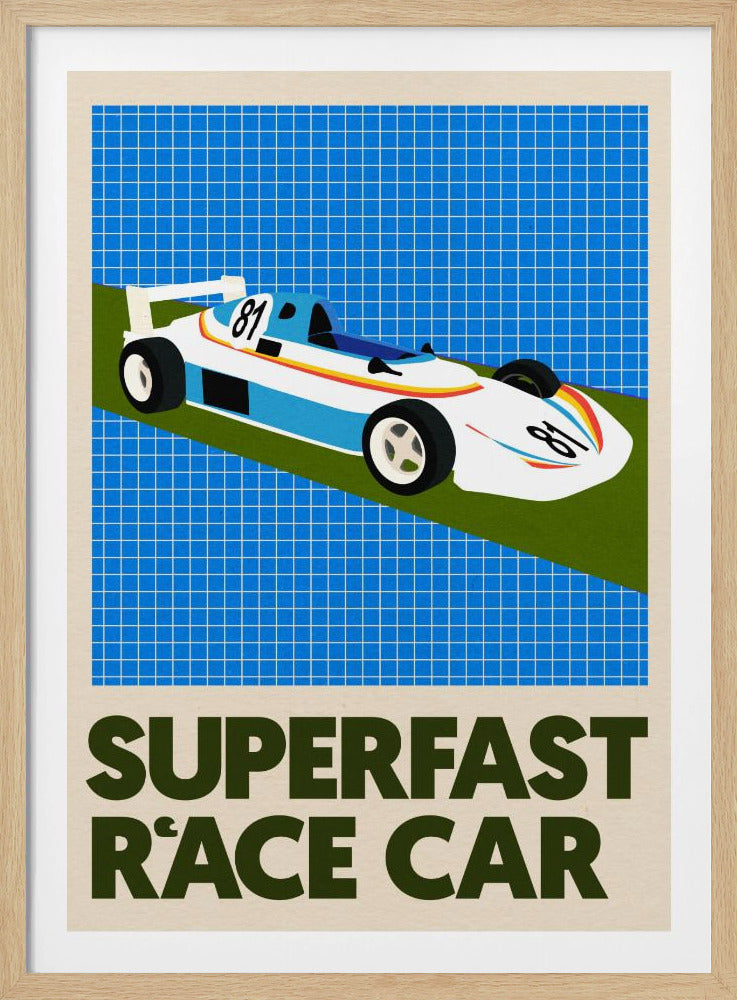 Superfast Race Car | Poster