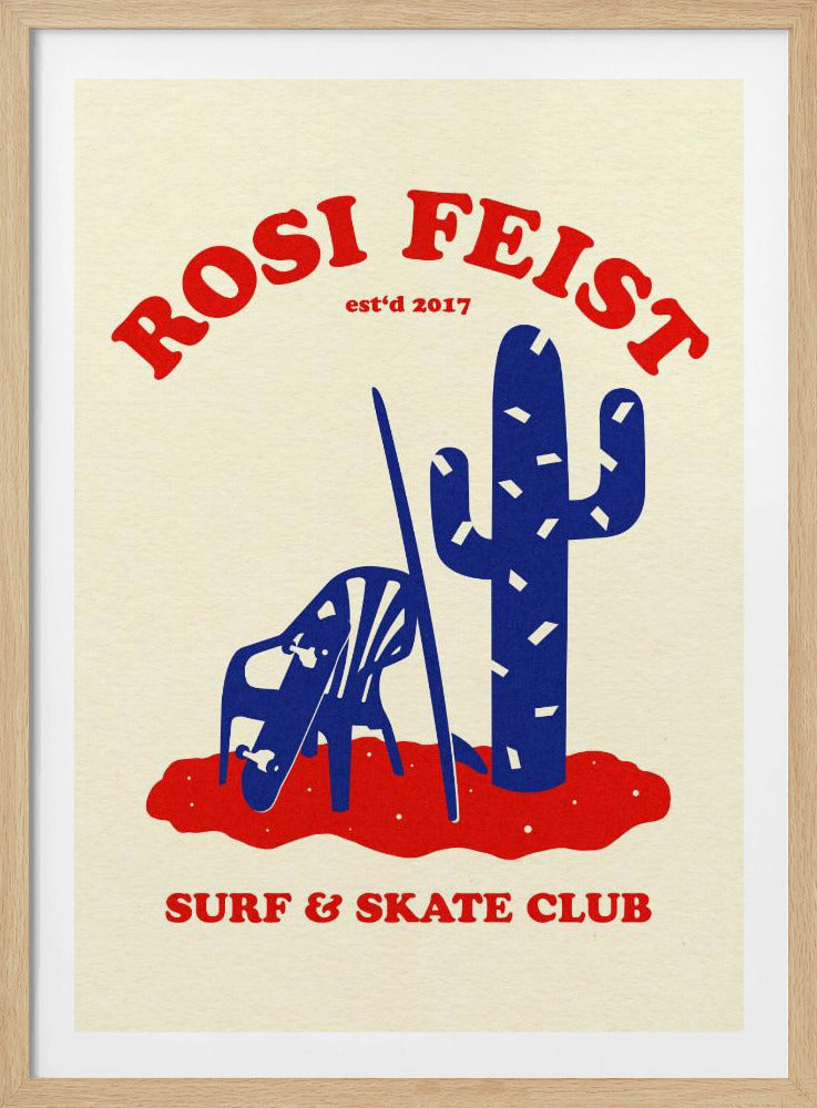 Rosi Feist Surf & Skate Club | Poster