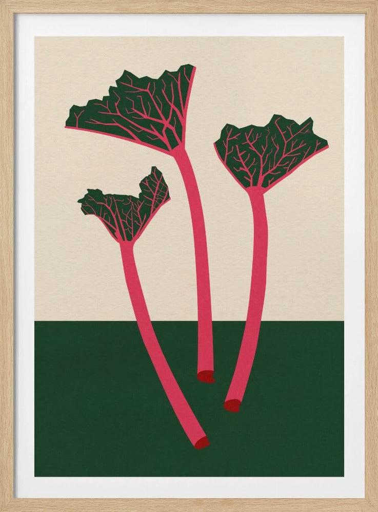 Swedish Garden Rhabarber | Poster