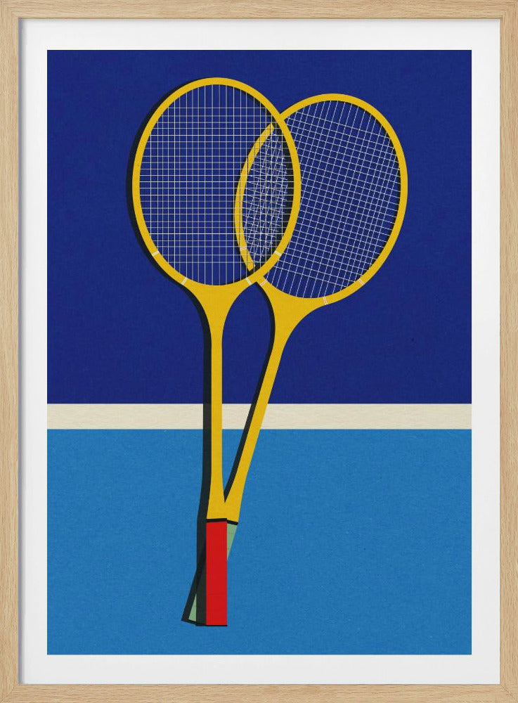 Wooden Badminton Rackets | Poster