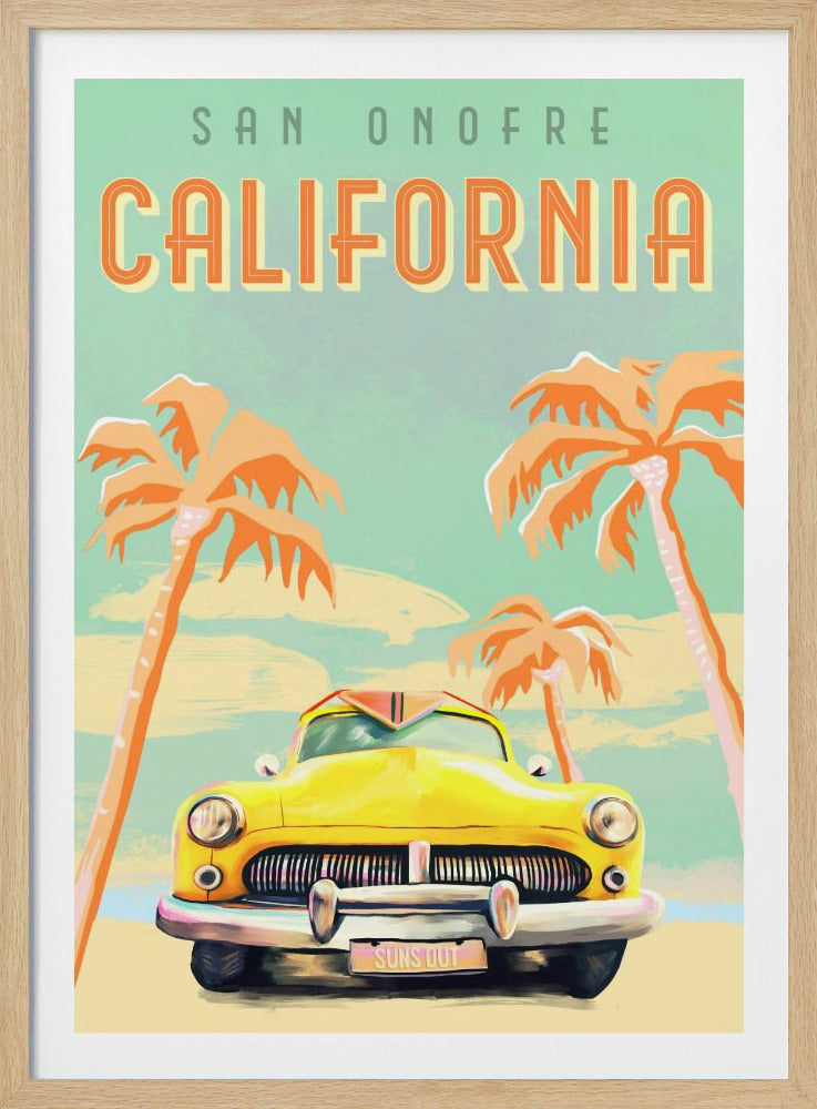 California Surf Poster | Poster