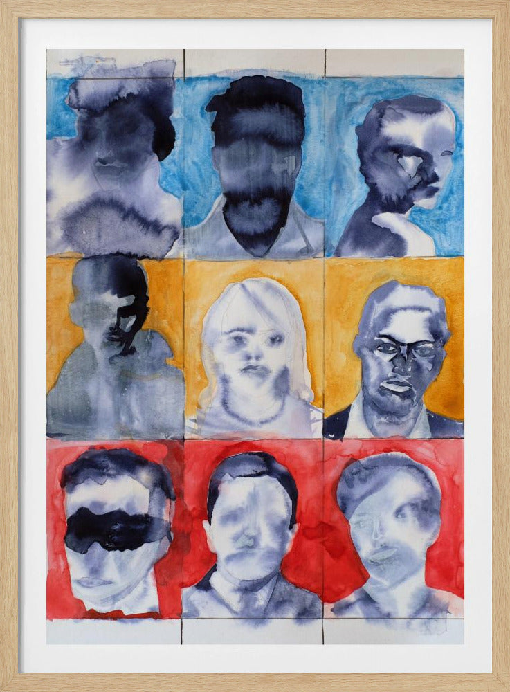 Headshot Grid No. 1 | Poster