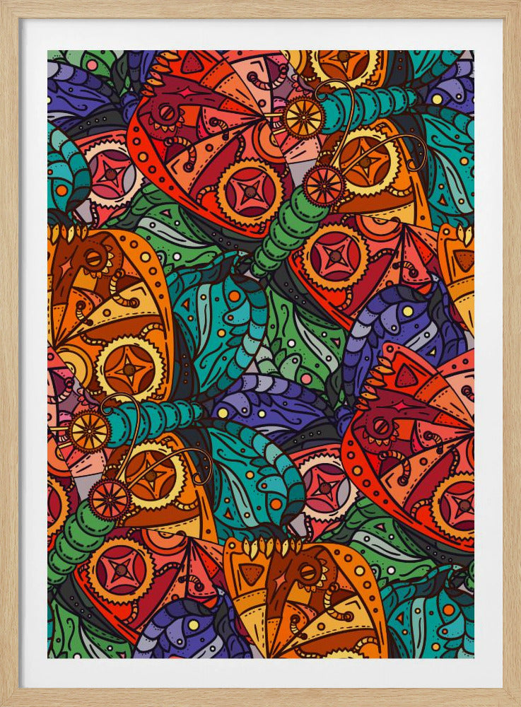 Steampunk Butterfly Art | Poster