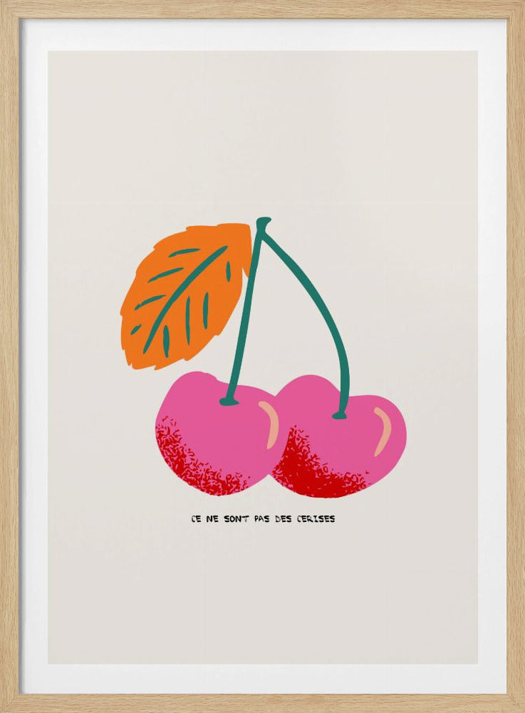 Ce ne sont pas des cerises | Poster