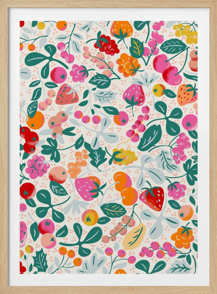 Fruity seamless pattern | Poster