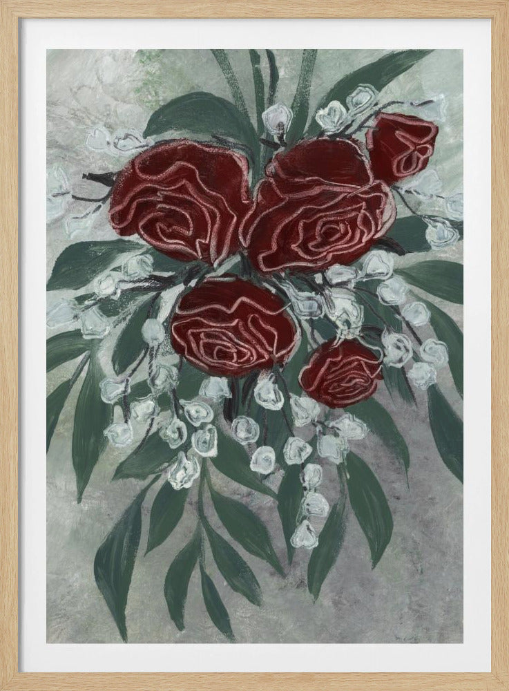 Zeldah red roses | Poster