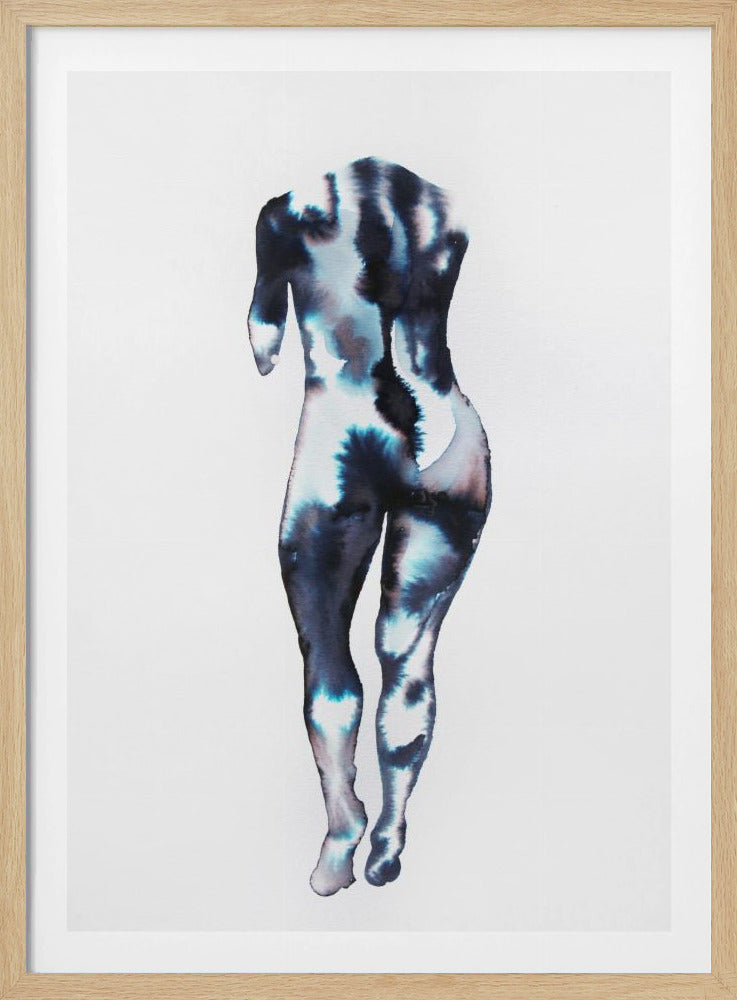 Figure Walking Away (headless) | Poster