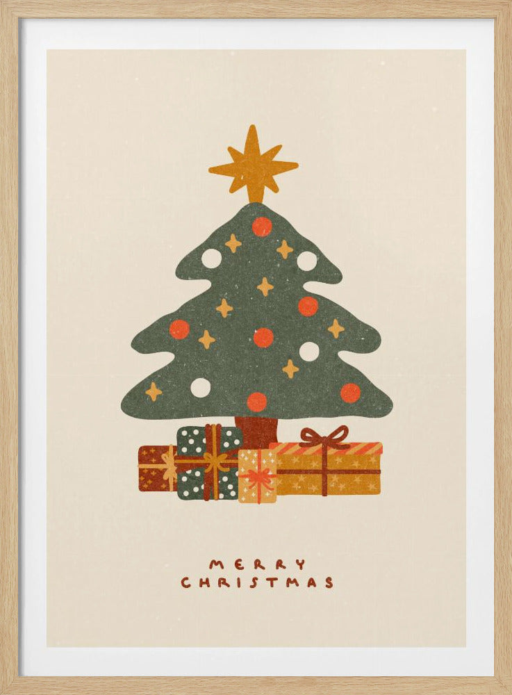 Christmas tree with gifts | Poster