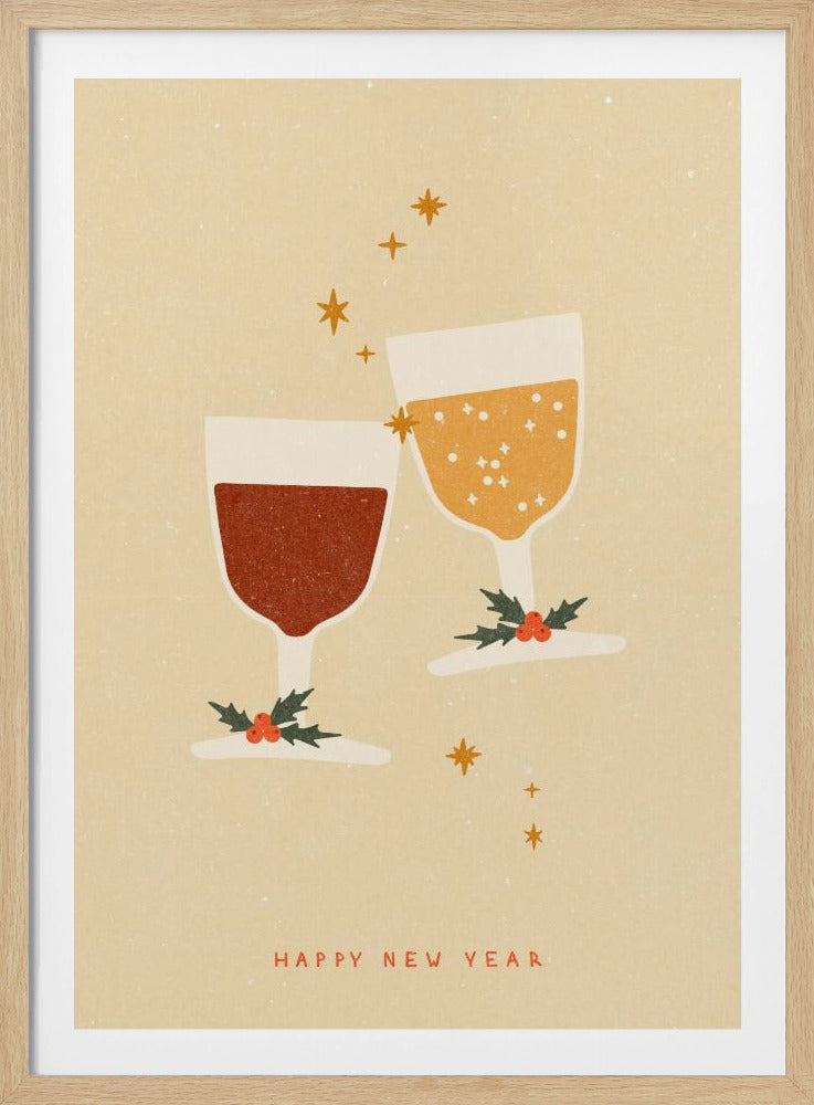 Make a wish to the clinking of glasses | Poster