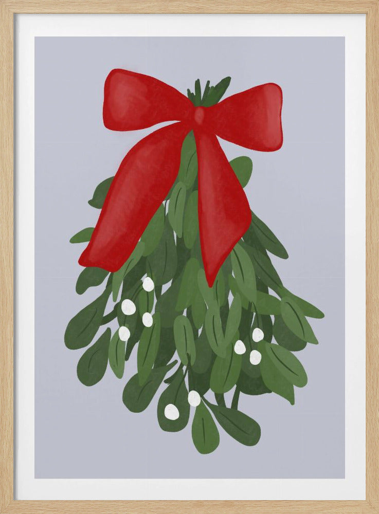 Festive Mistletoe Charm | Poster