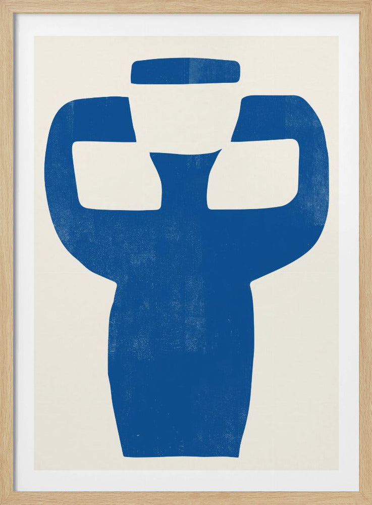 Vase Blue 04 | Poster