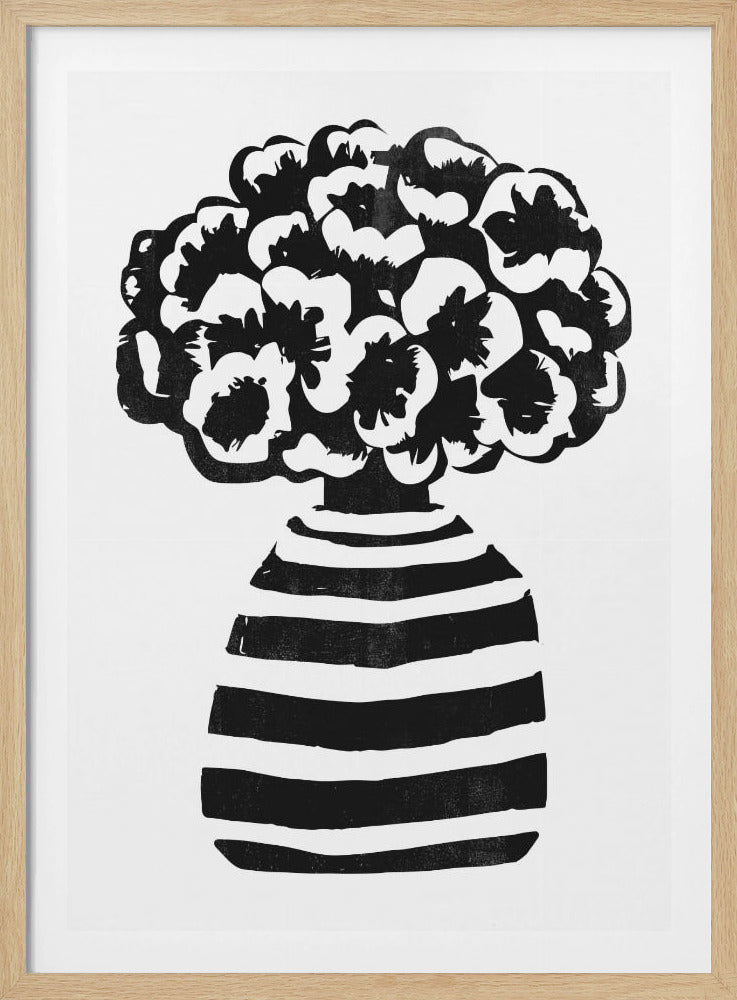 Vase Striped | Poster