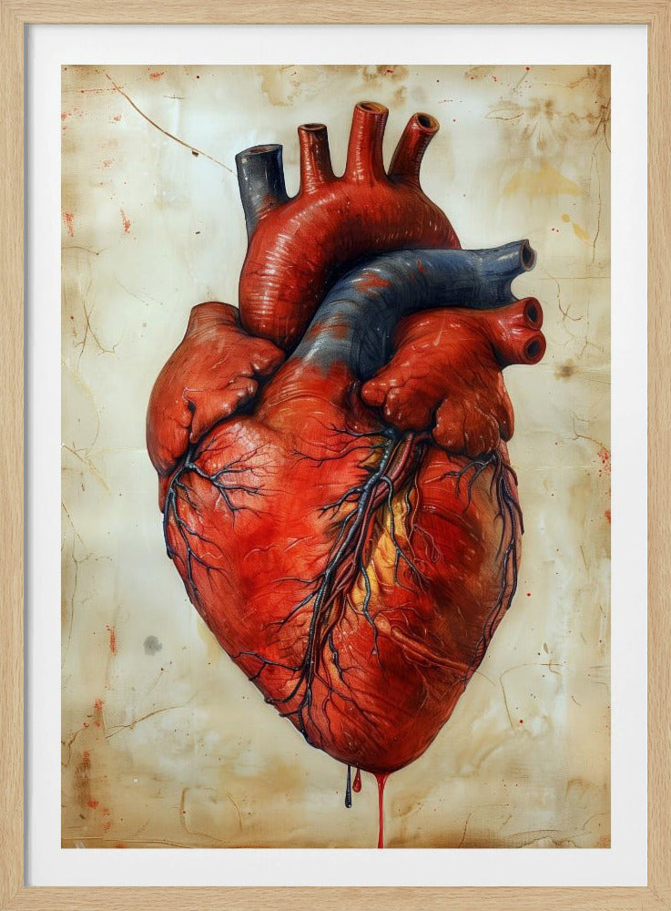 Anatomy Art 3 heart | Poster