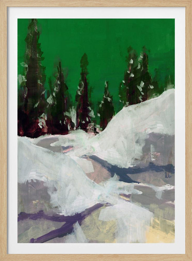 Winter Scene In the Forest 2 | Poster