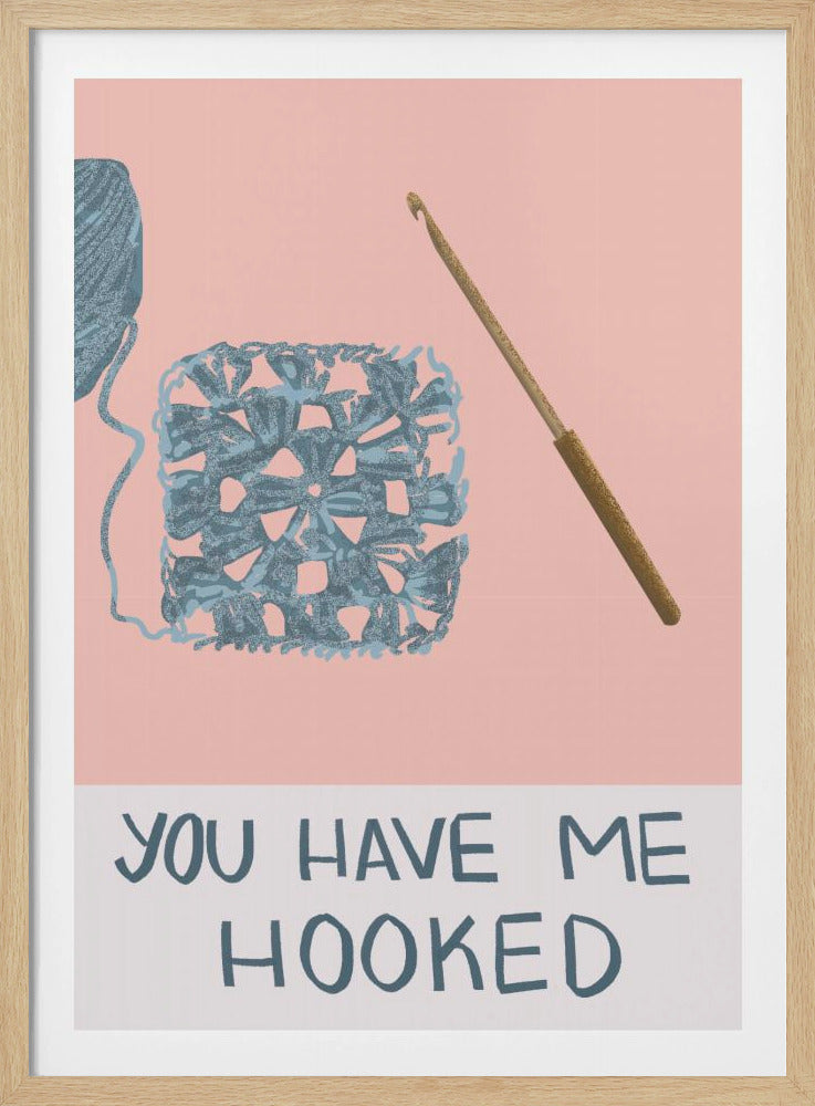 crochet hooked | Poster