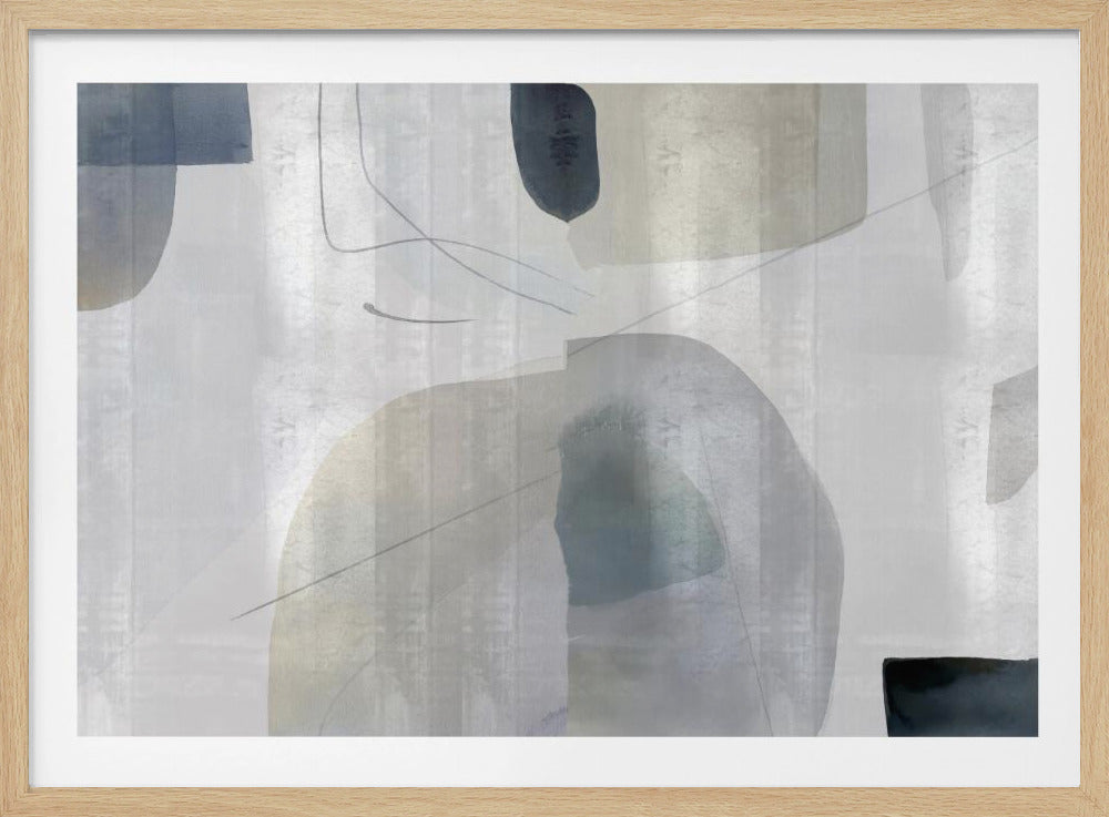 Soft Abstract Shapes 1 | Poster