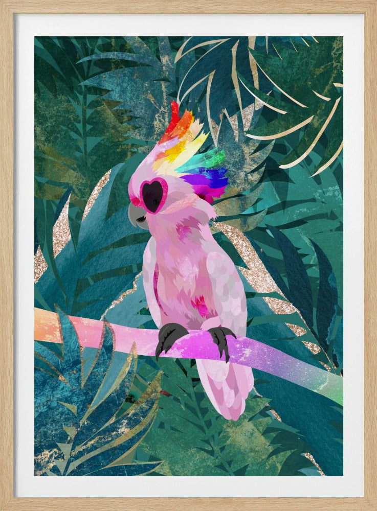 Jungle Rainbow Cockatoo | Poster