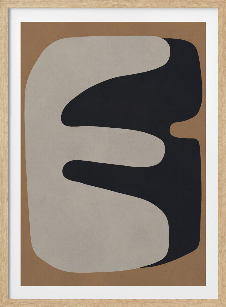 Brown and black art 3 | Poster