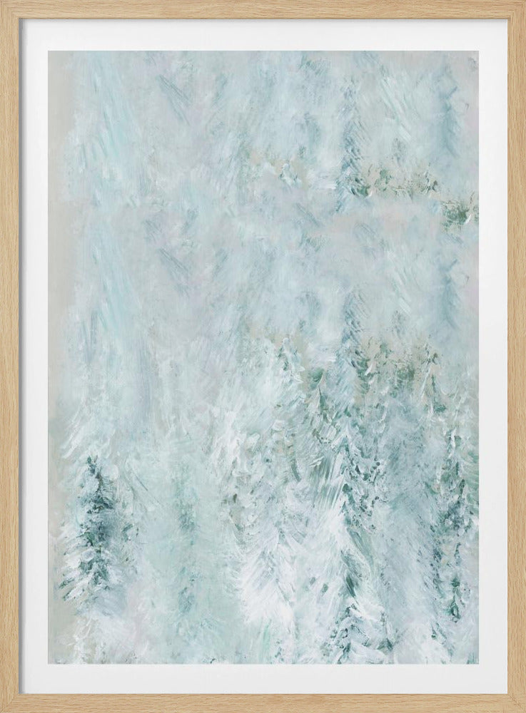 Winter White Forest Scene 1 | Poster
