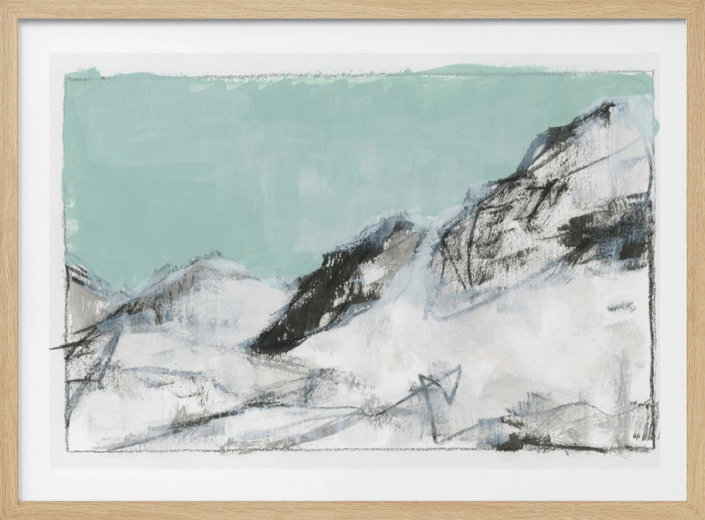 White Mountains Print No1 | Poster