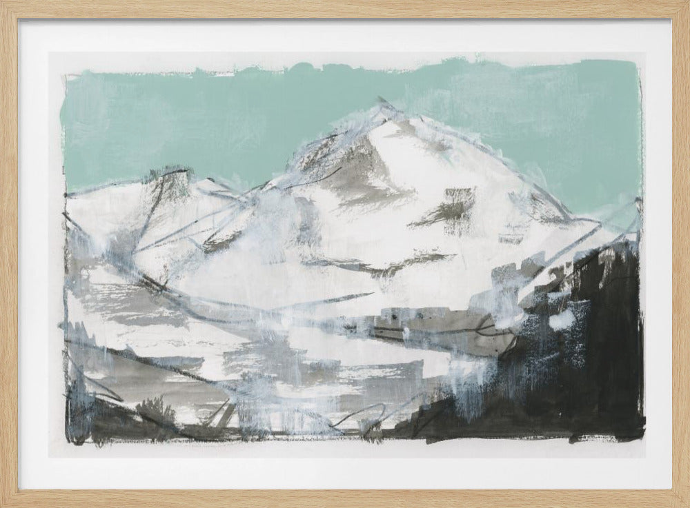 White Mountains Print No2 | Poster
