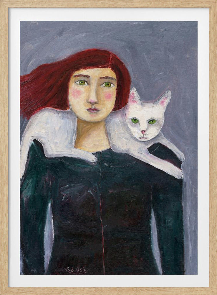 Lady and the White Cat | Poster