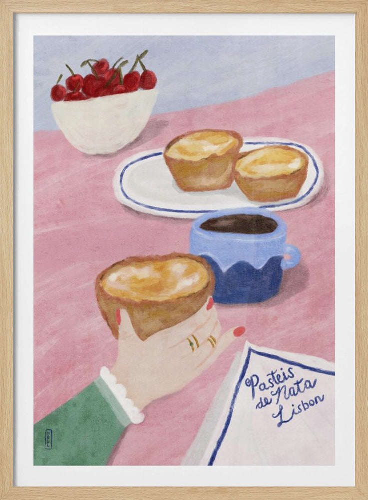 With Love From Lisbon - Food and Travel Art | Poster