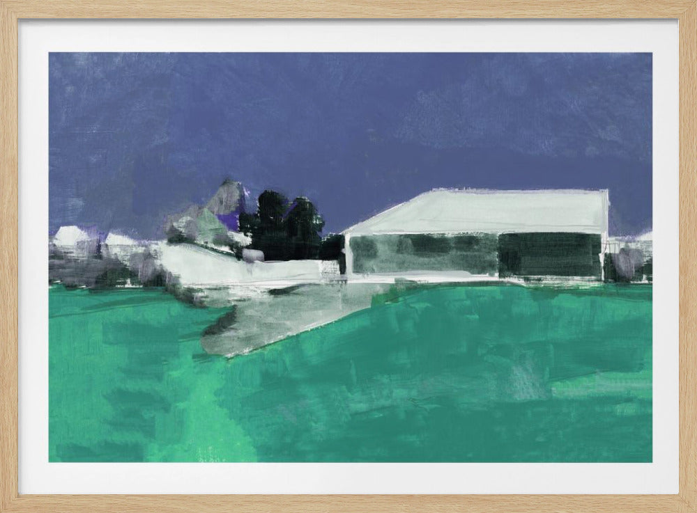 Modern Farm House No 1 | Poster