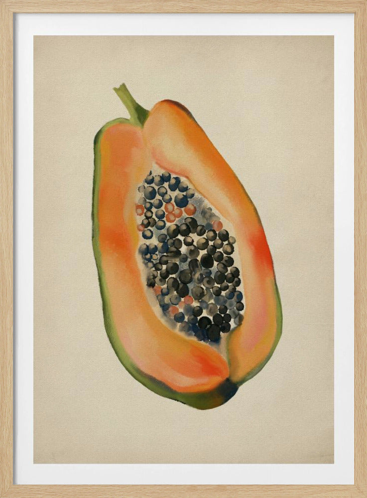Vintage fruit- Papaya | Poster