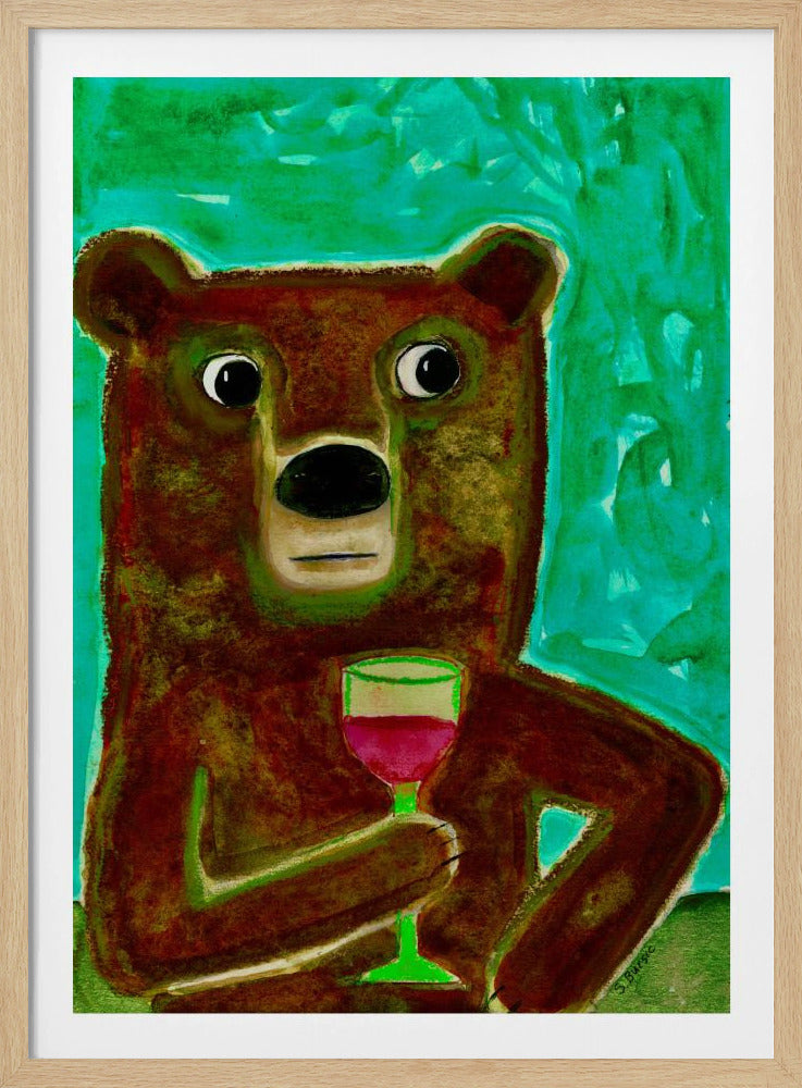 Mr. Bear at the Bar | Poster