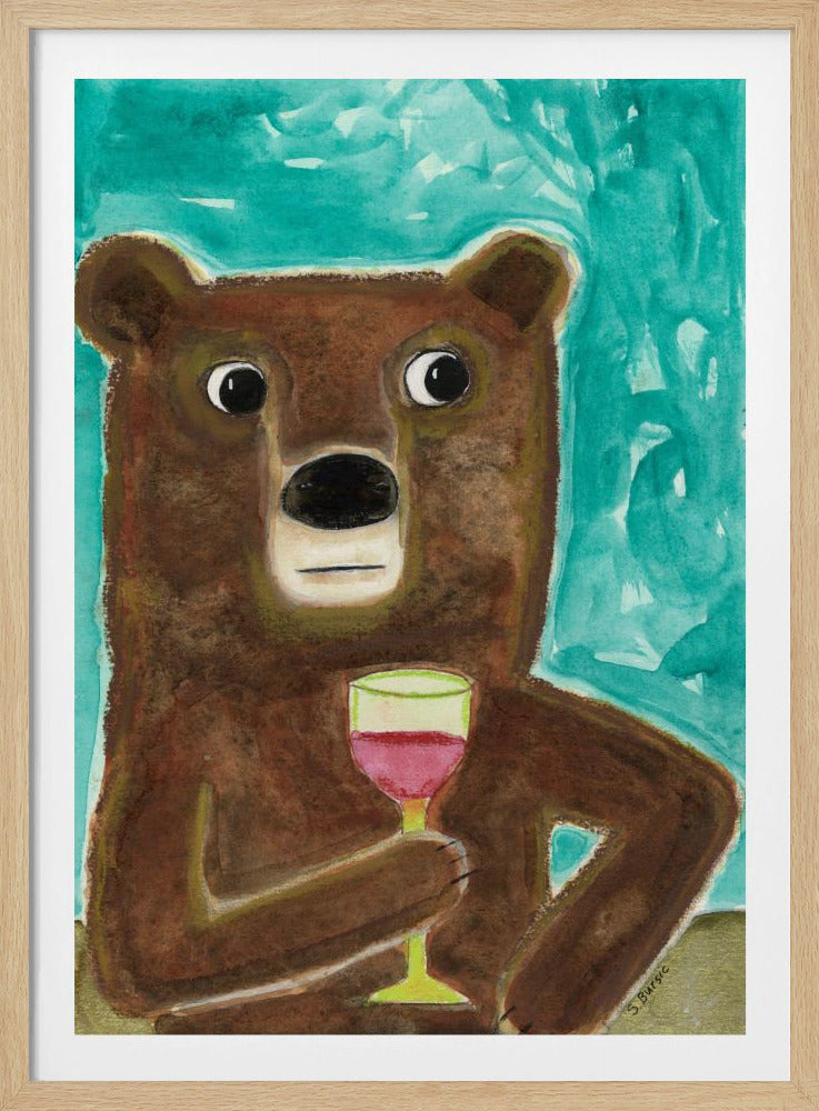 Mr. Bear at the Bar | Poster