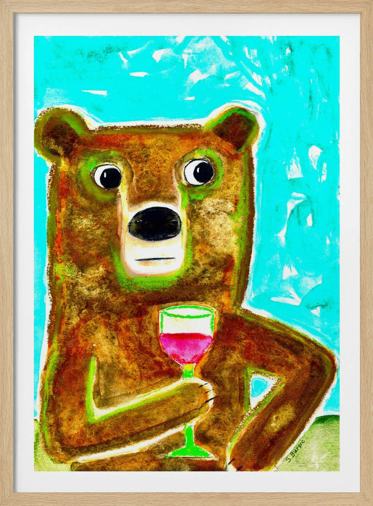 Mr. Bear at the Bar | Poster