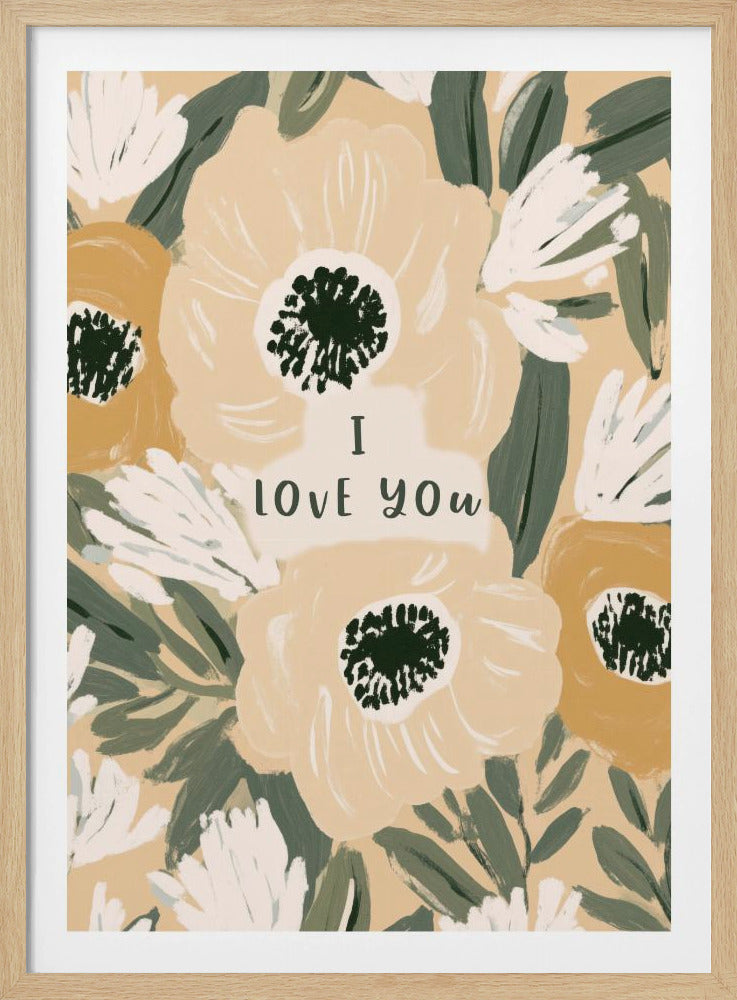 Floral Love Note | Poster