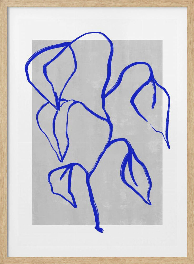 Blue Lines Harmony | Poster