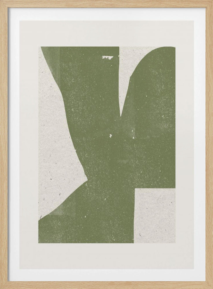 Green Abstract Form | Poster