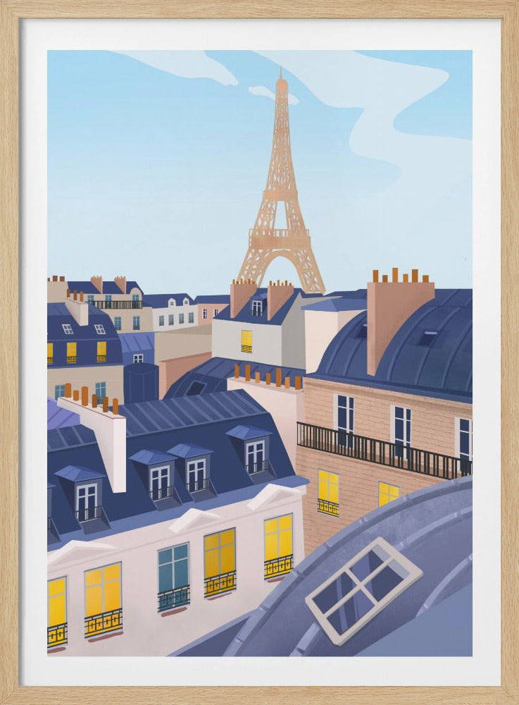 Paris Rooftops | Poster