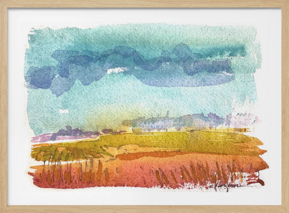 Blue Skies Horizon | Poster