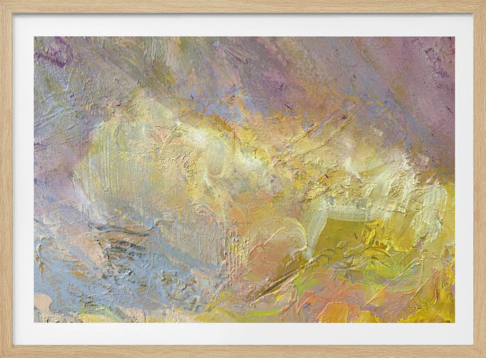 Soaring Golden Abstract | Poster