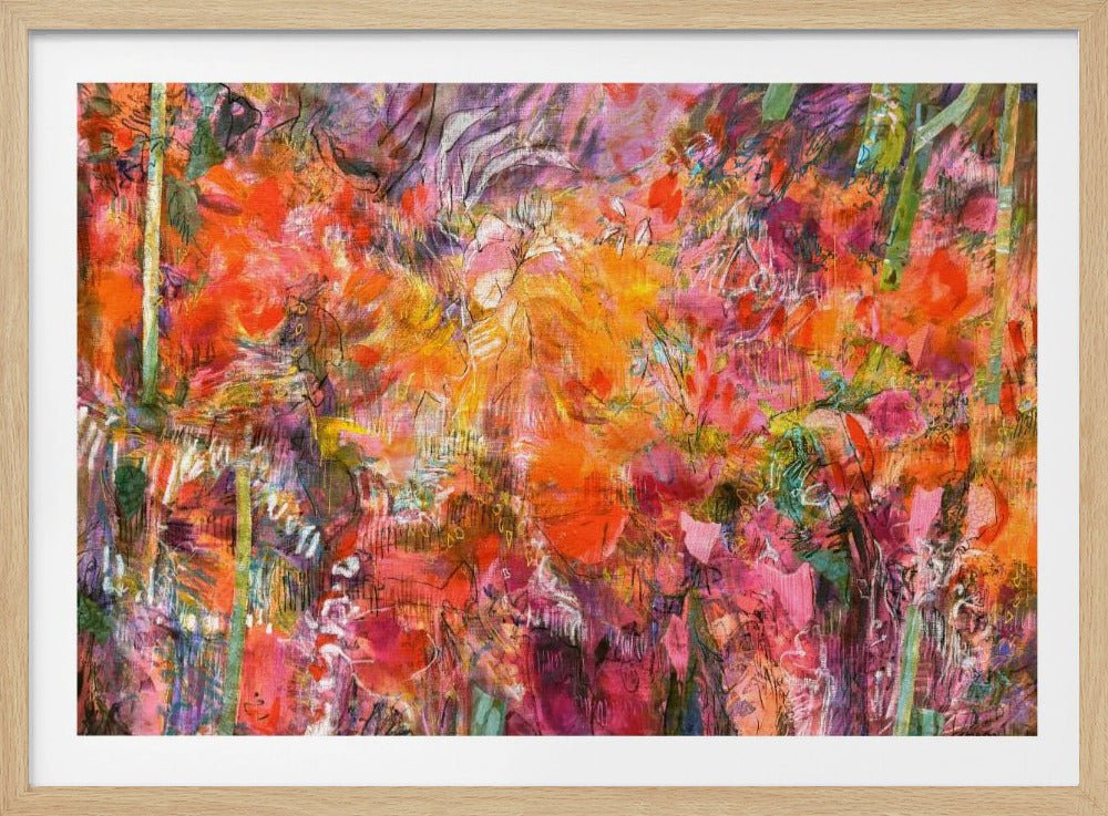 Vibrant Flora Tapestry | Poster