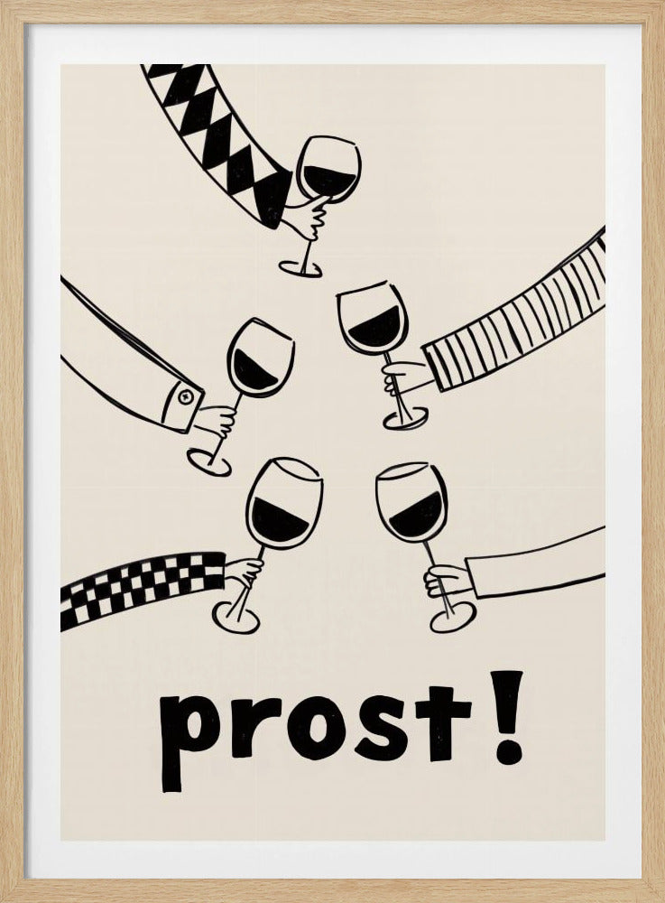 Prost! Wine Party with Friends | Poster