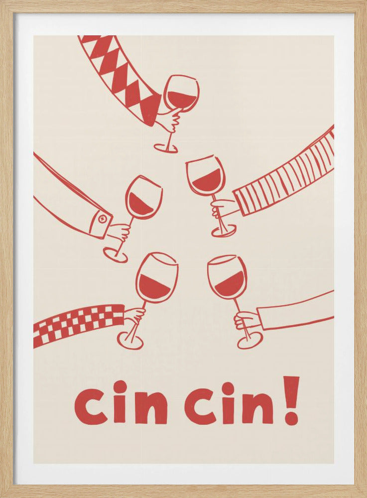 Cin cin! Wine Party with Friends | Poster