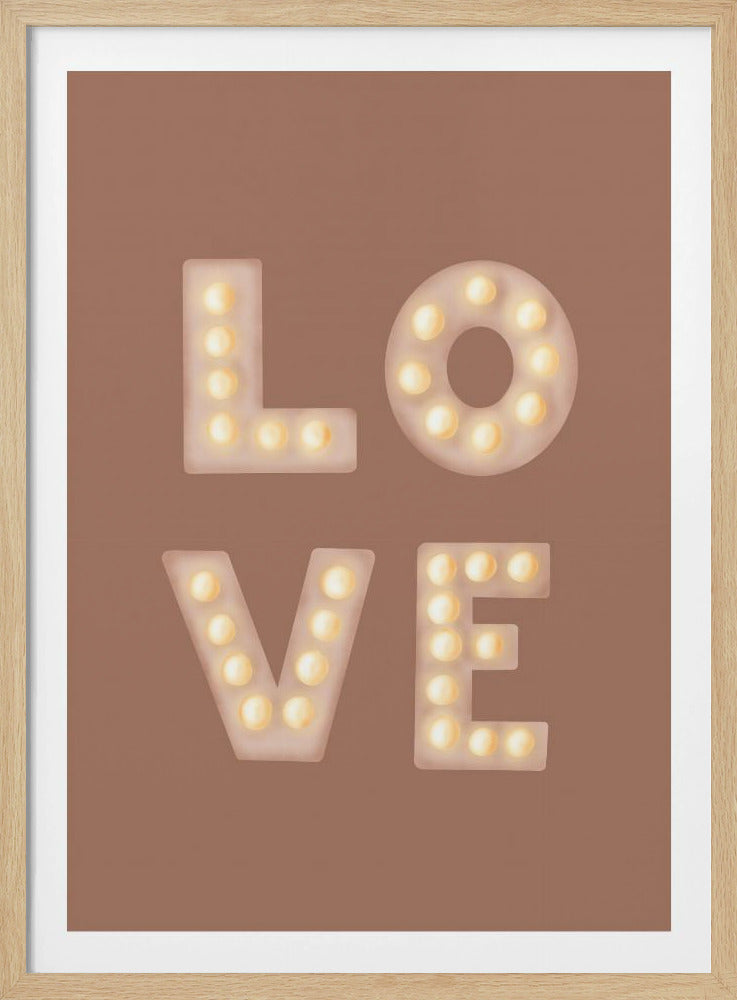 Love Lightletters Mochamousse | Poster